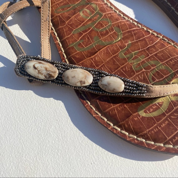 Sam Edelman sandal with Beading sz 10 - Picture 2 of 7